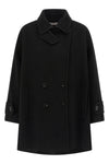 double-breasted wool caban