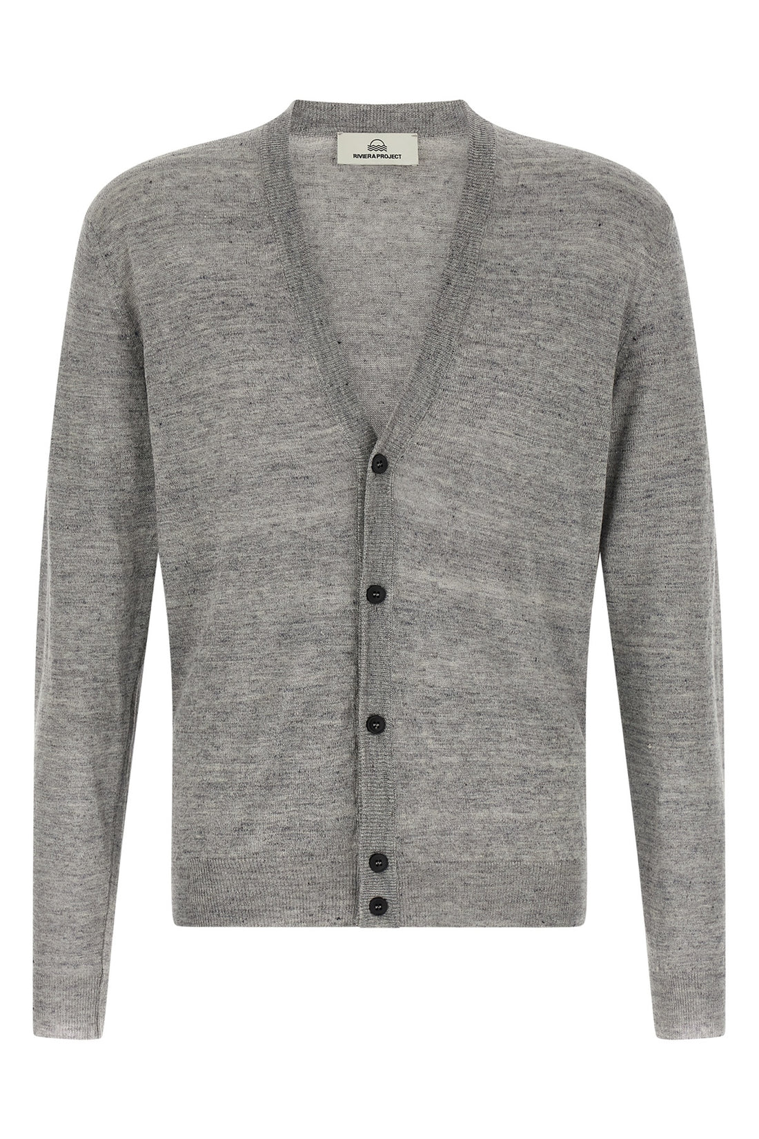 RIVIERA PROJECT L melange cardigam in linen and silk blend