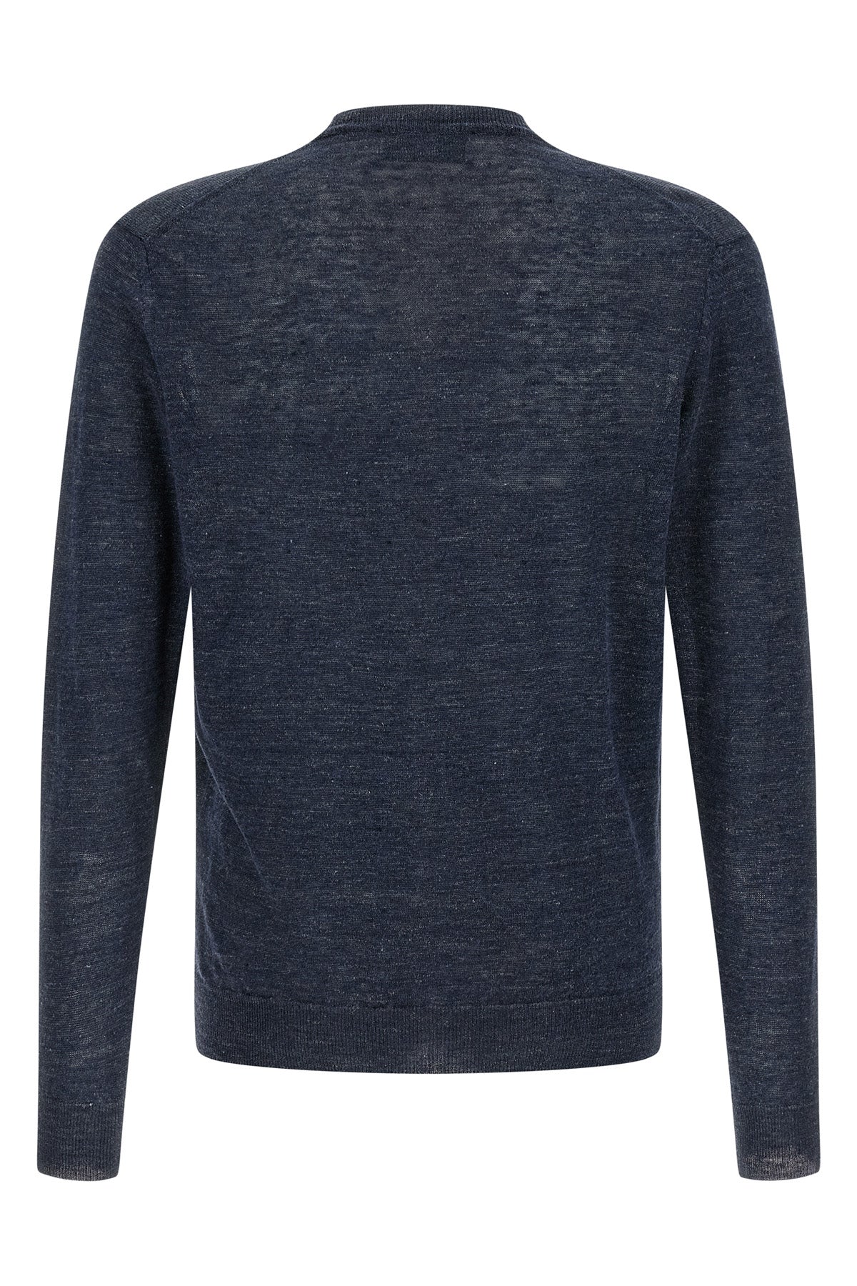 melange cardigam in linen and silk blend
