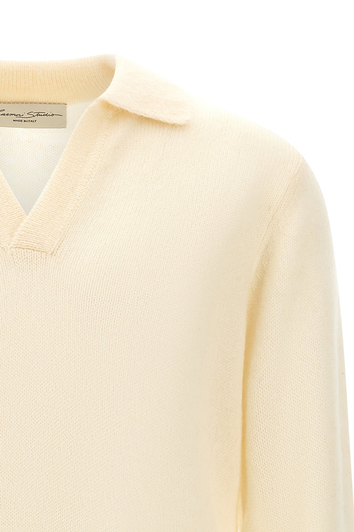 the larmeri studio cash long-sleeved polo shirt