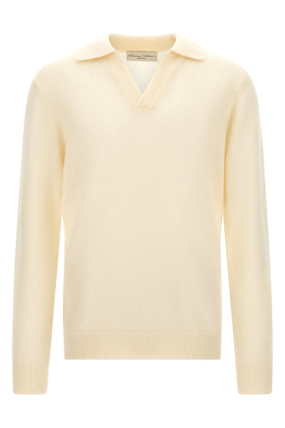 the larmeri studio cash long-sleeved polo shirt