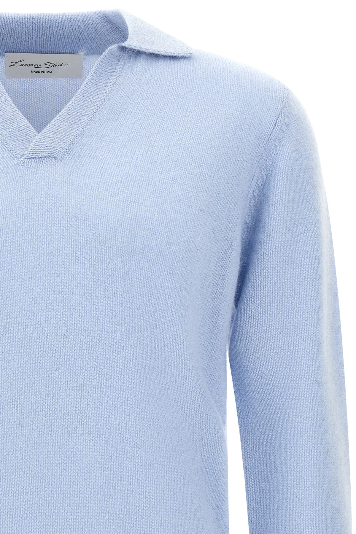 the larmeri studio cash long-sleeved polo shirt