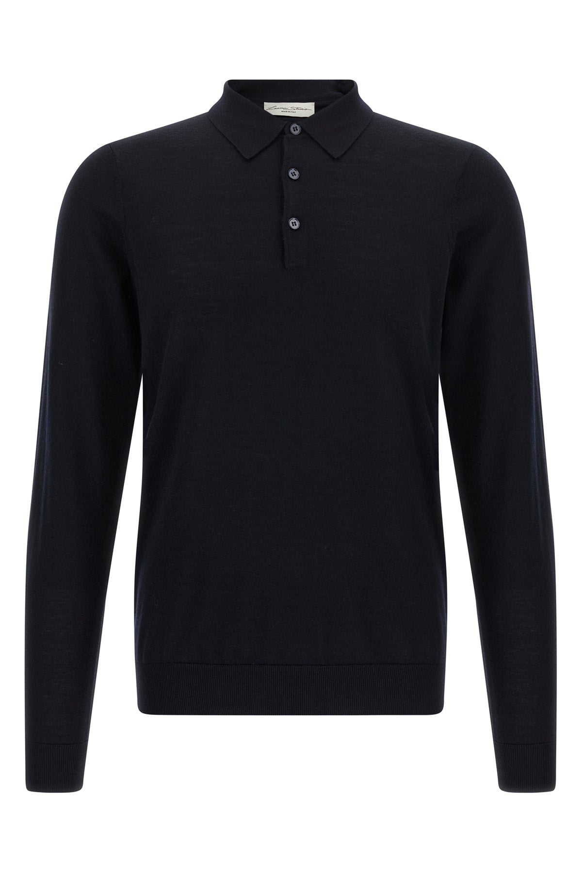 the larmeri studio long-sleeved polo shirt