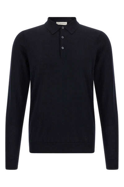 the larmeri studio long-sleeved polo shirt