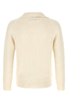 ribbed knit cotton sweater