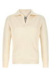 ribbed knit cotton sweater