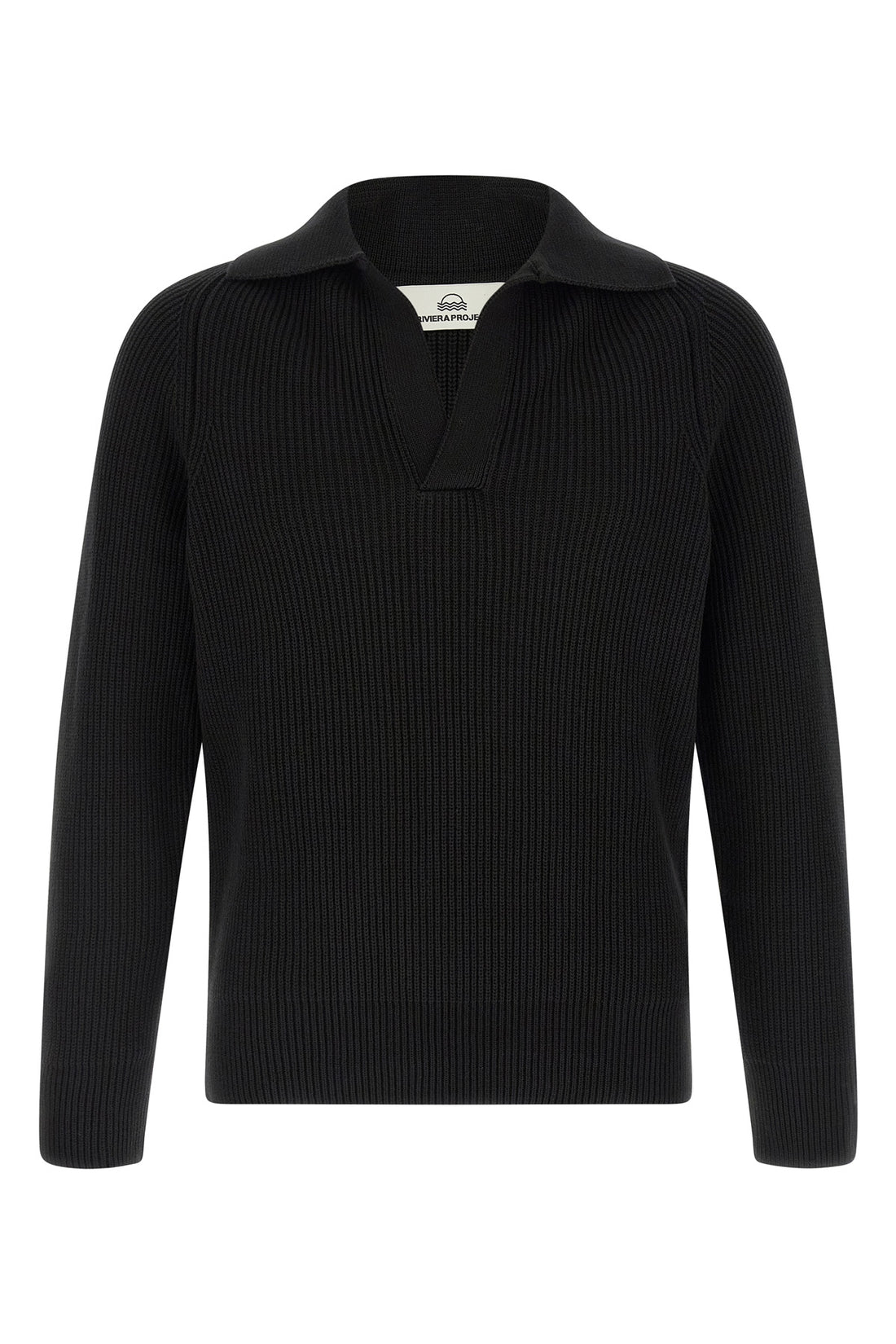 RIVIERA PROJECT S ribbed knit cotton sweater