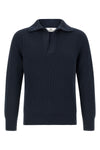 ribbed knit cotton sweater