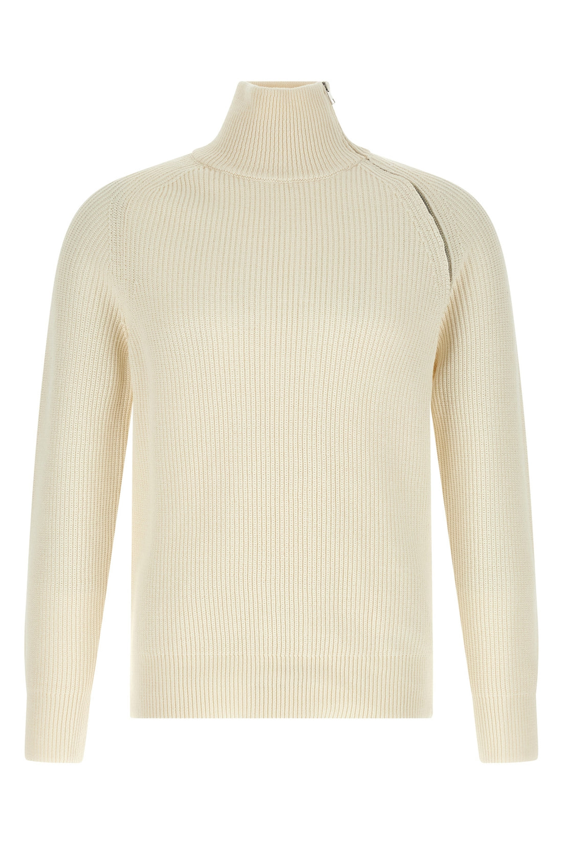RIVIERA PROJECT L ribbed knit cotton sweater