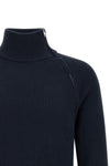 ribbed knit cotton sweater