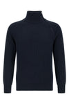ribbed knit cotton sweater