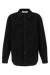 lenny shirt in double face virgin wool and cashmere fabric