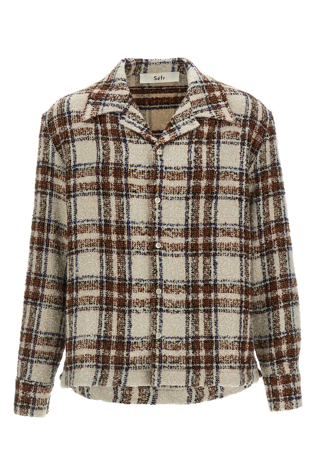 ojai shirt in textured bouclé yarn