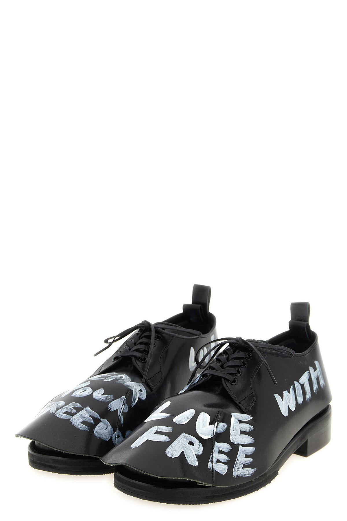comme des garçons homme plus lace-up shoes