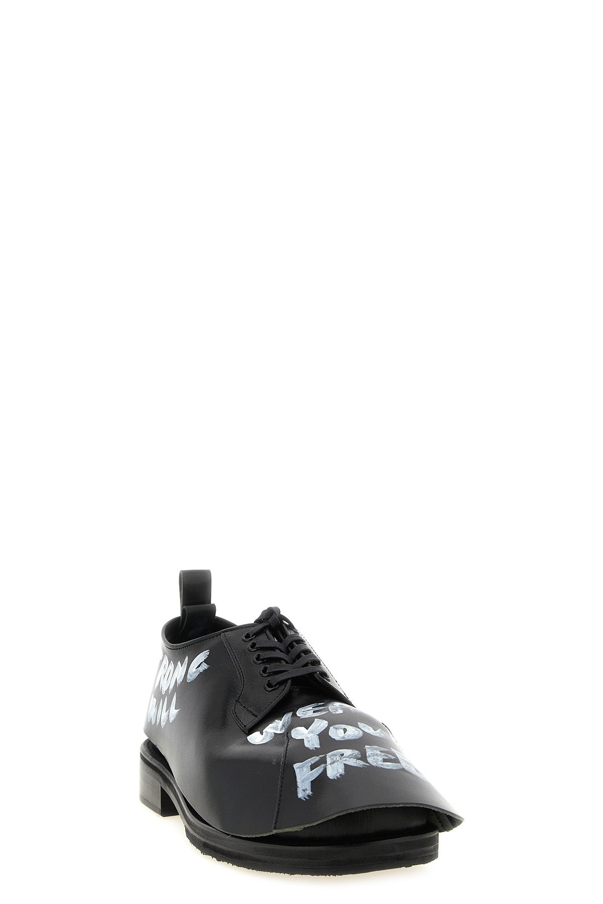 comme des garçons homme plus lace-up shoes