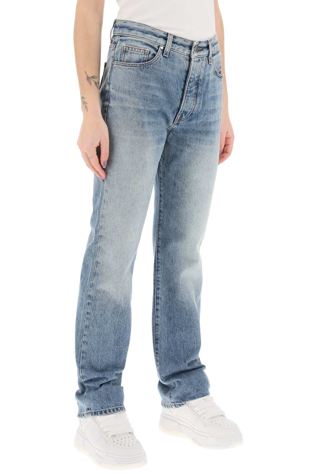 straight cut jeans