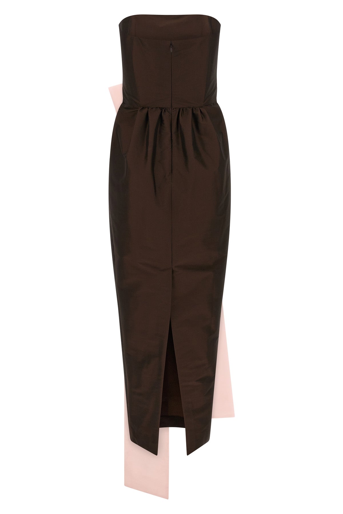 long lina taffeta dress