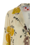 hand-drawn auscot pink print velvet shirt louis in pajama style
