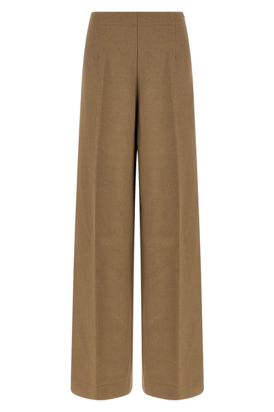 viscose and linen blend pants
