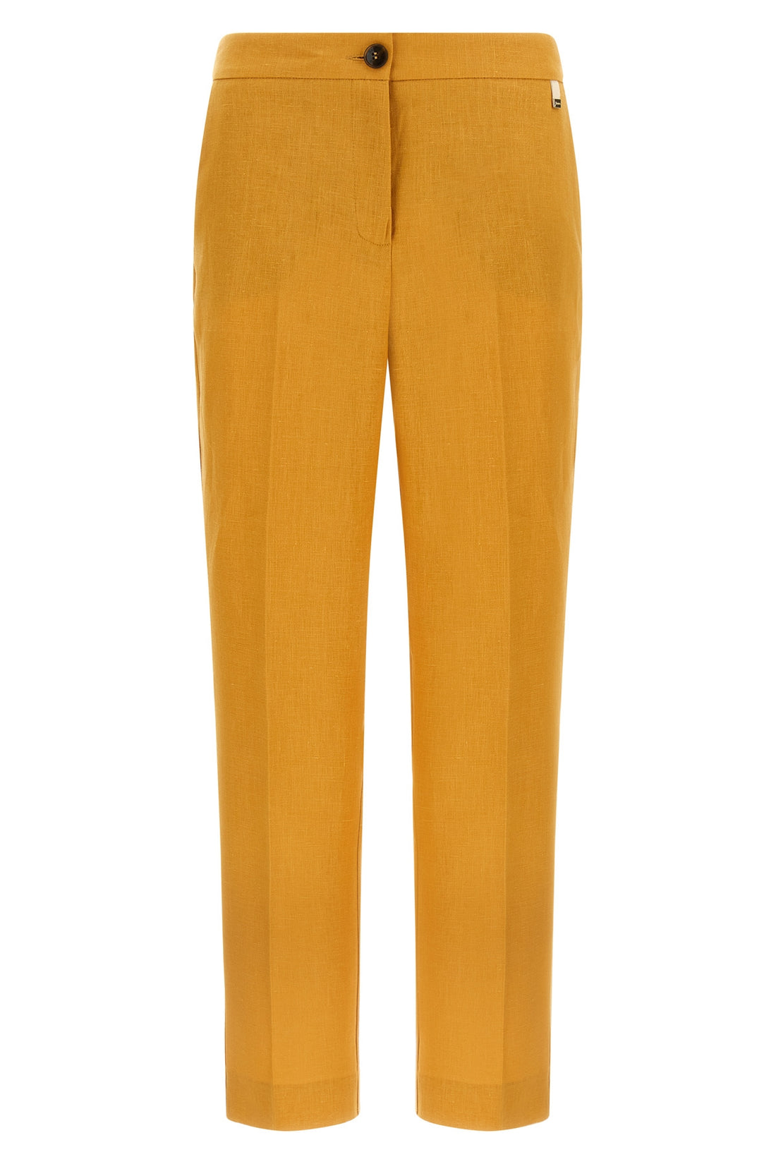 HERNO 40 light linen tailored trousers