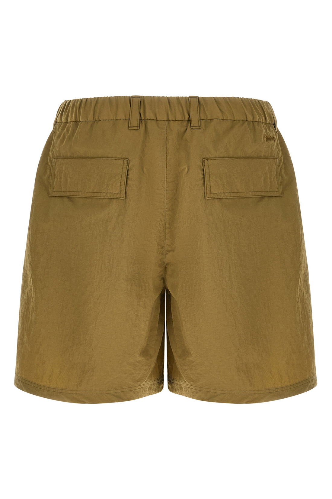 LAMINAR M cargo bermuda shorts in ultralight wrinkled technical fabric