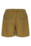 cargo bermuda shorts in ultralight wrinkled technical fabric