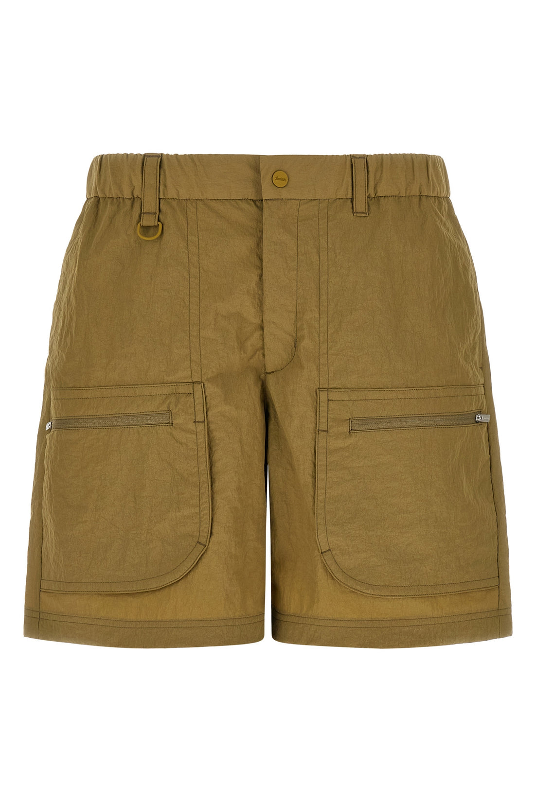 LAMINAR M cargo bermuda shorts in ultralight wrinkled technical fabric