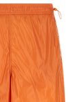 light shiny nylon bermuda shorts treated