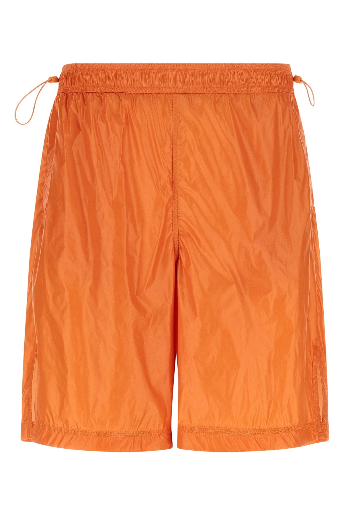 light shiny nylon bermuda shorts treated