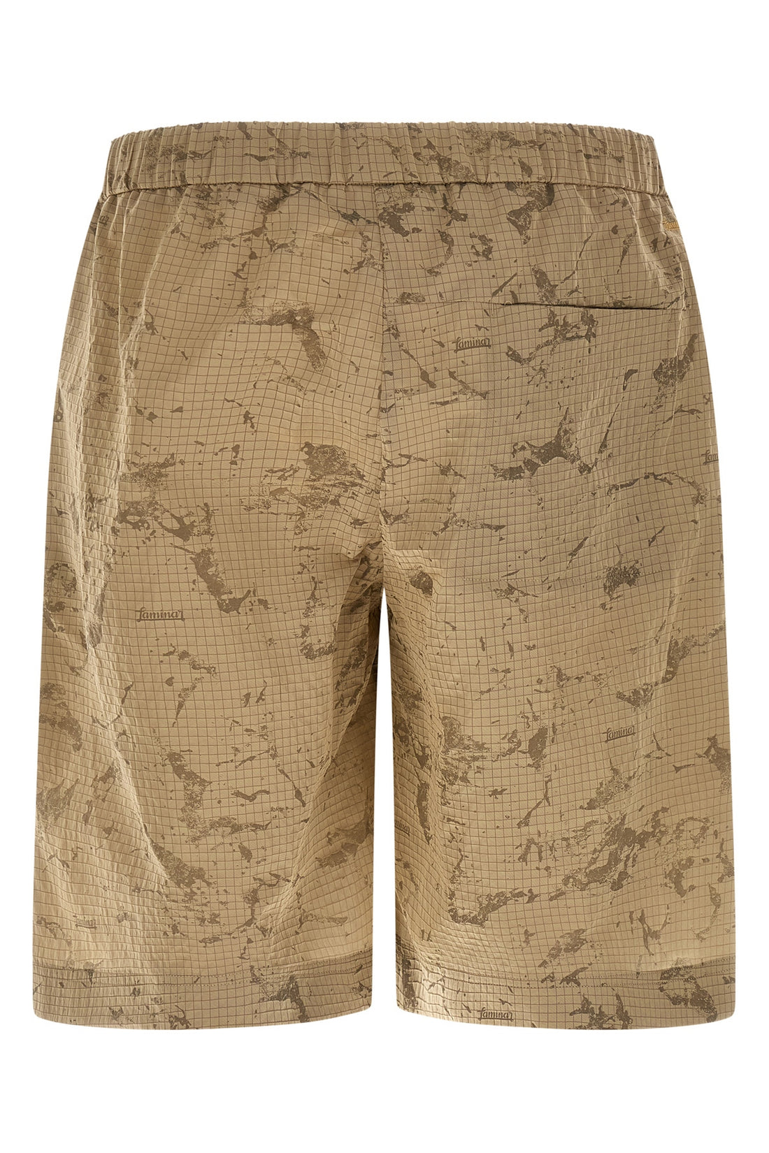 LAMINAR L shiny nylon ripstop bermuda shorts