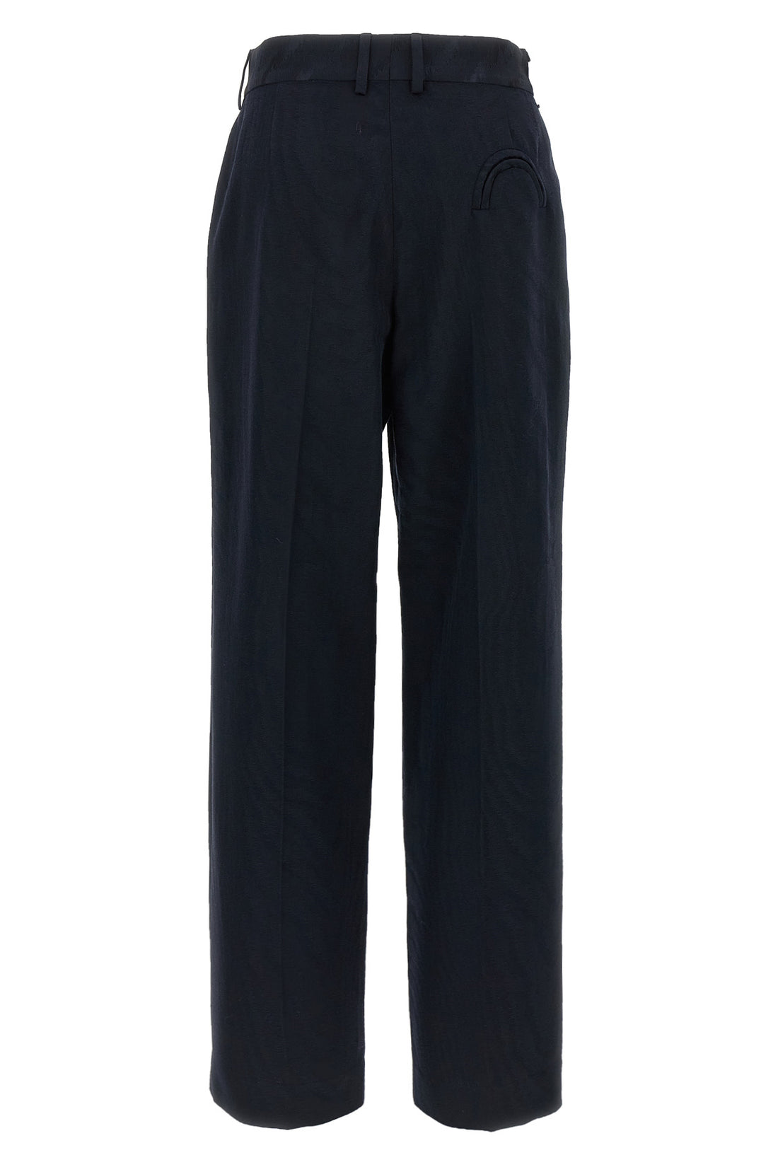 BLAZÉ MILANO 1 sharewood trousers in cotton blend and moiré viscose