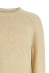 hanori sweater in lightly brushed wool and cotton blend