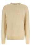 hanori sweater in lightly brushed wool and cotton blend