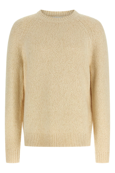 hanori sweater in lightly brushed wool and cotton blend
