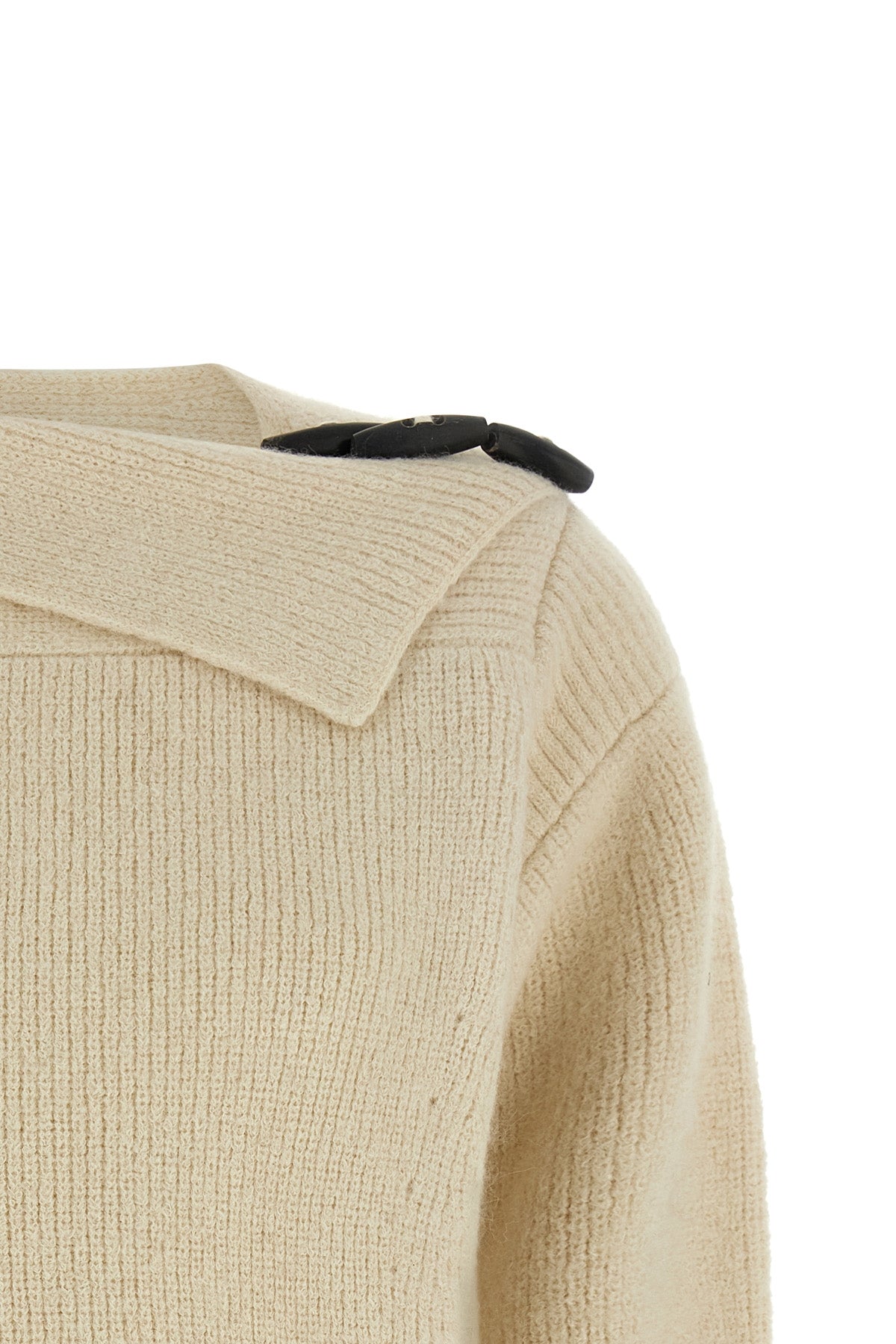 the isabel marant thais jersey redefines the codes of knitwear through a deconst