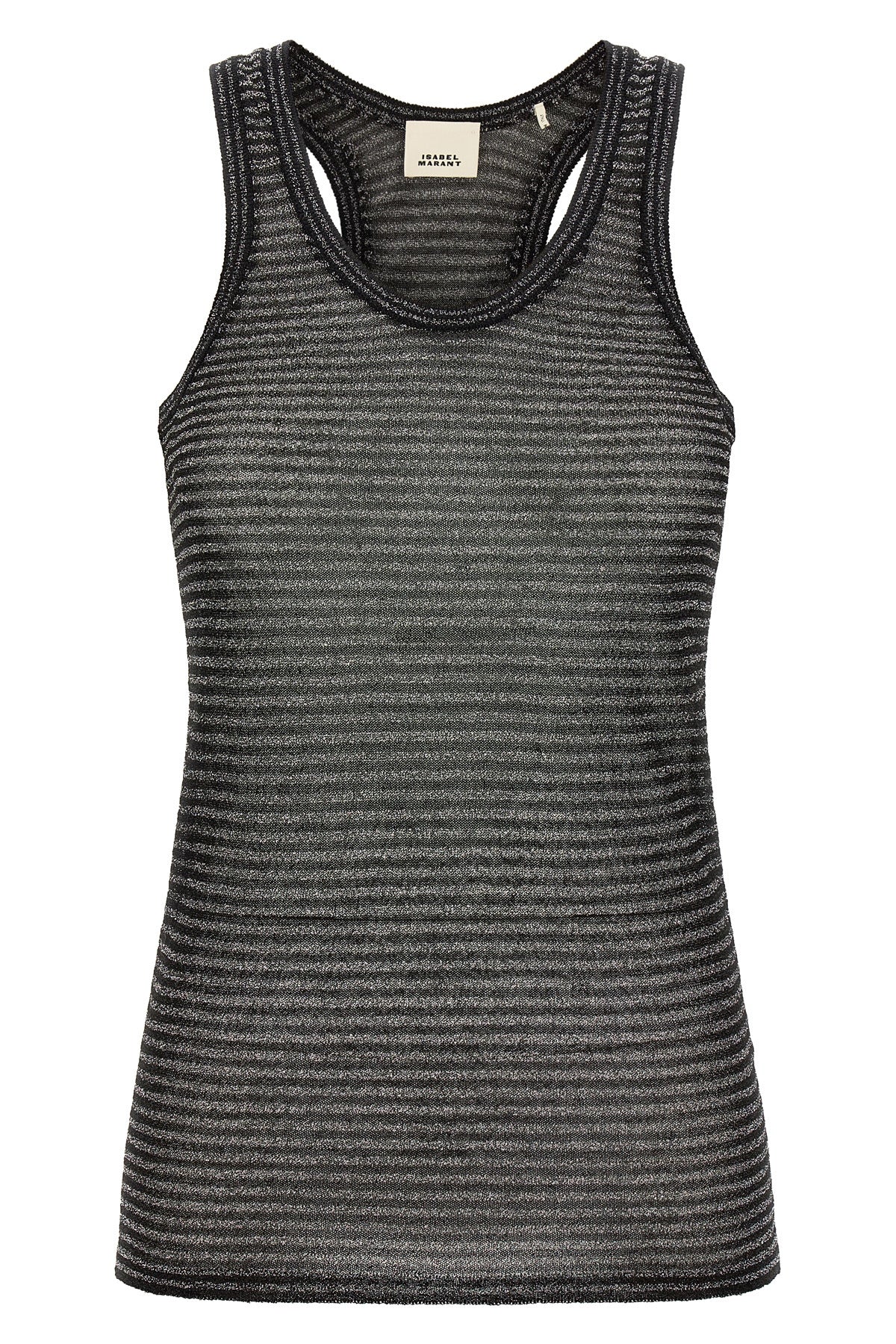 the isabel marant cevara tank top defines a new concept of knitwear through a