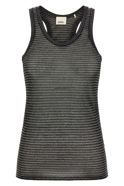 the isabel marant cevara tank top defines a new concept of knitwear through a