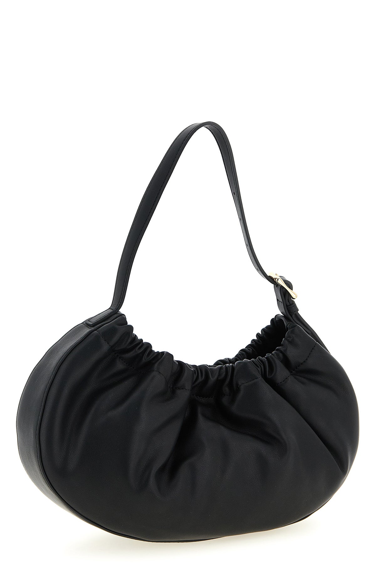 ninon hoop shoulder bag in soft cowhide leather