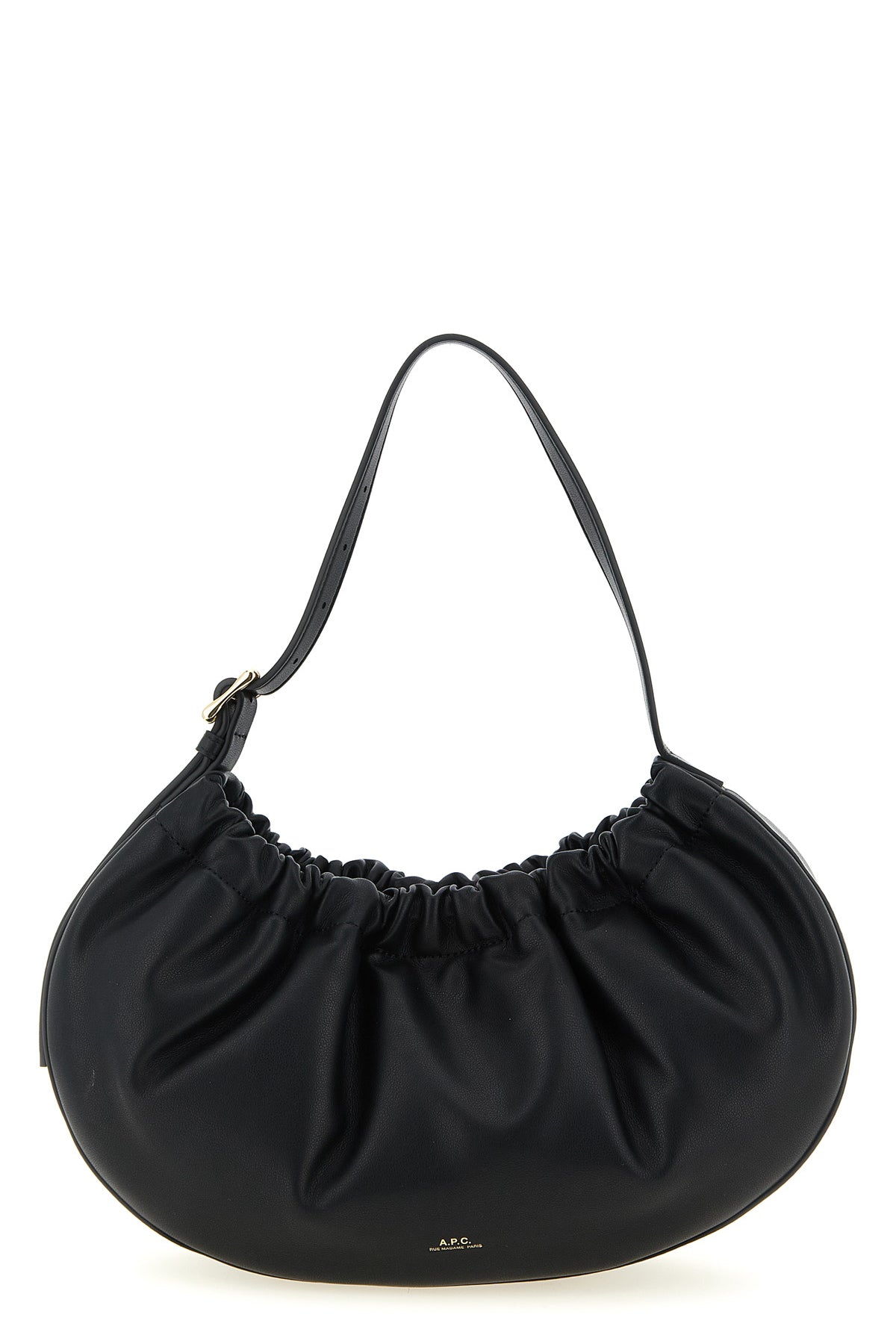 ninon hoop shoulder bag in soft cowhide leather