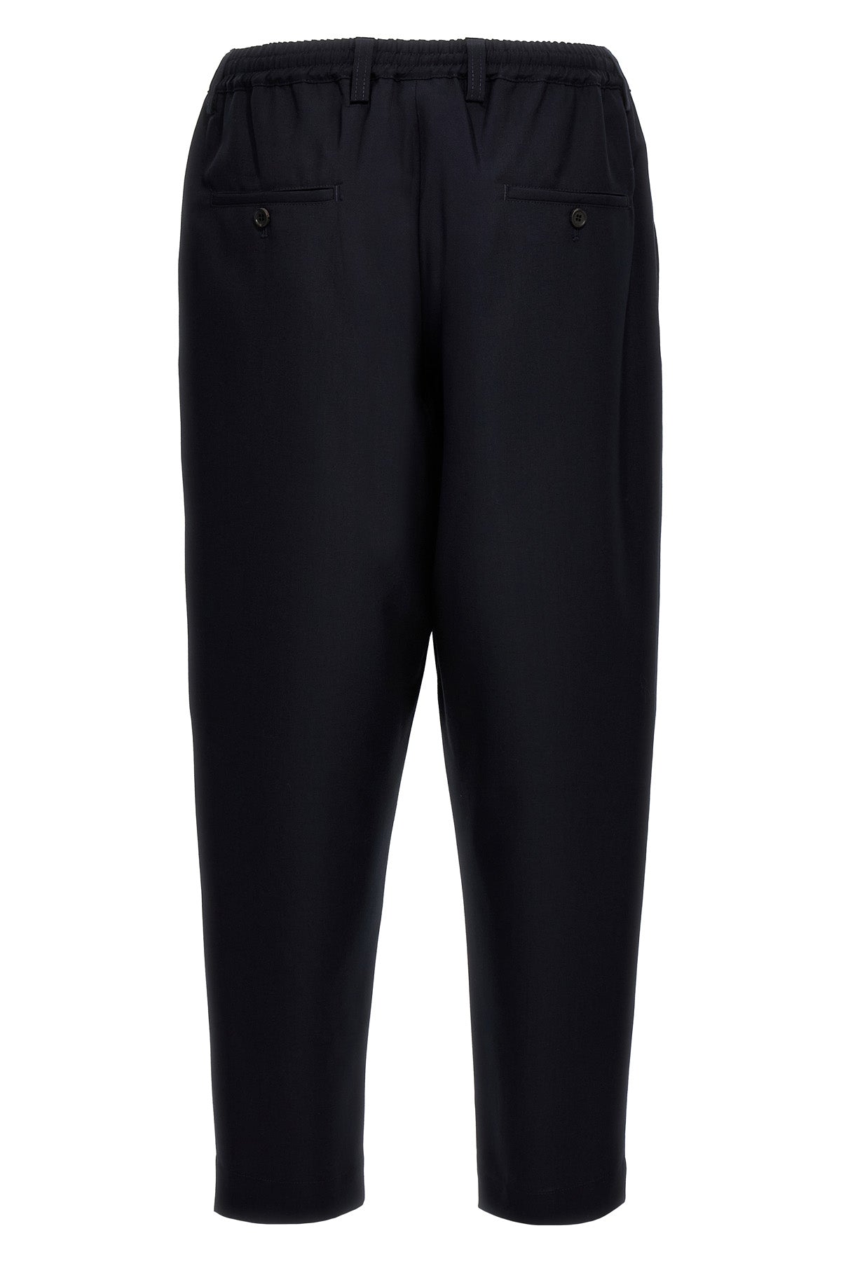 tropical wool cropped pants
