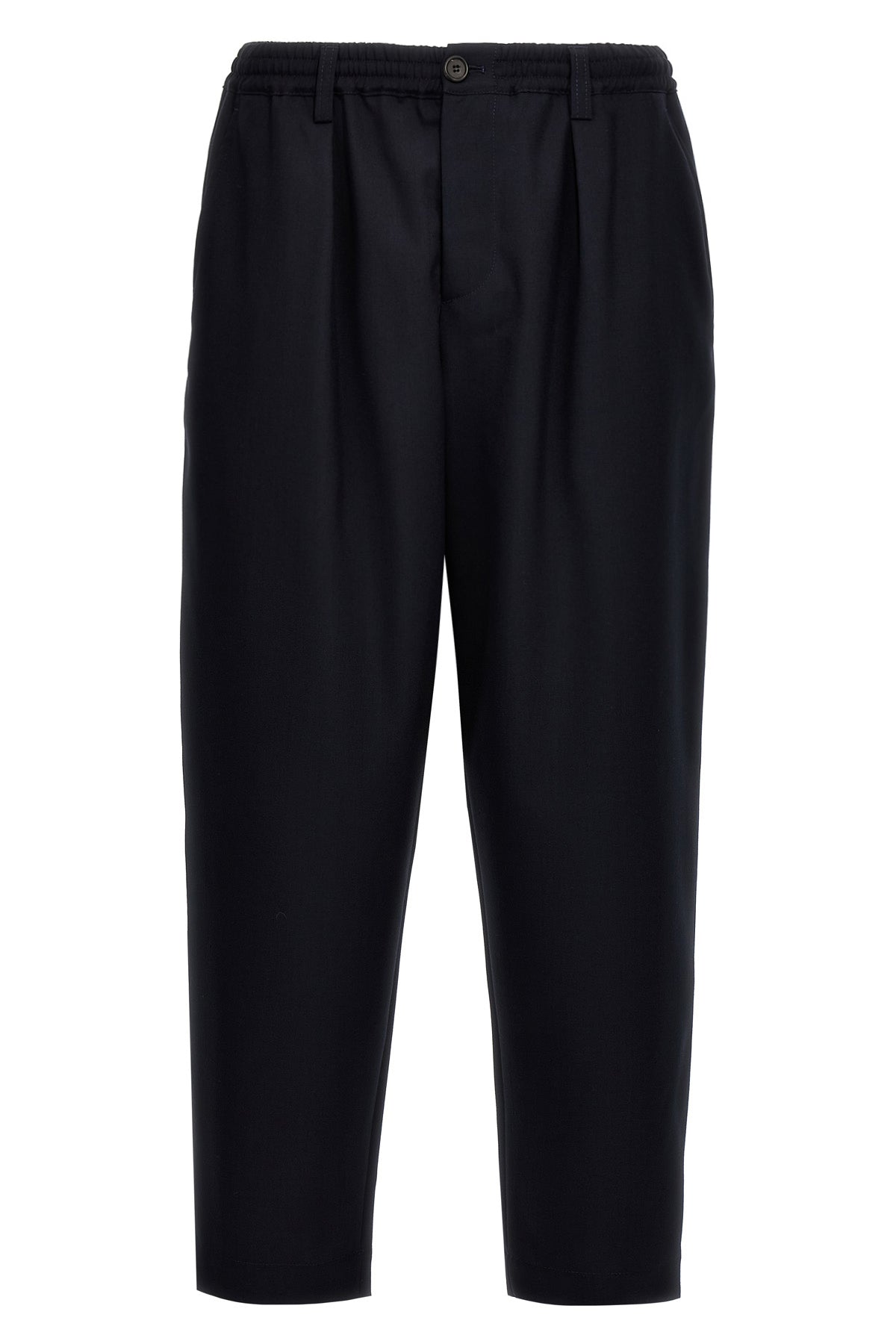 tropical wool cropped pants