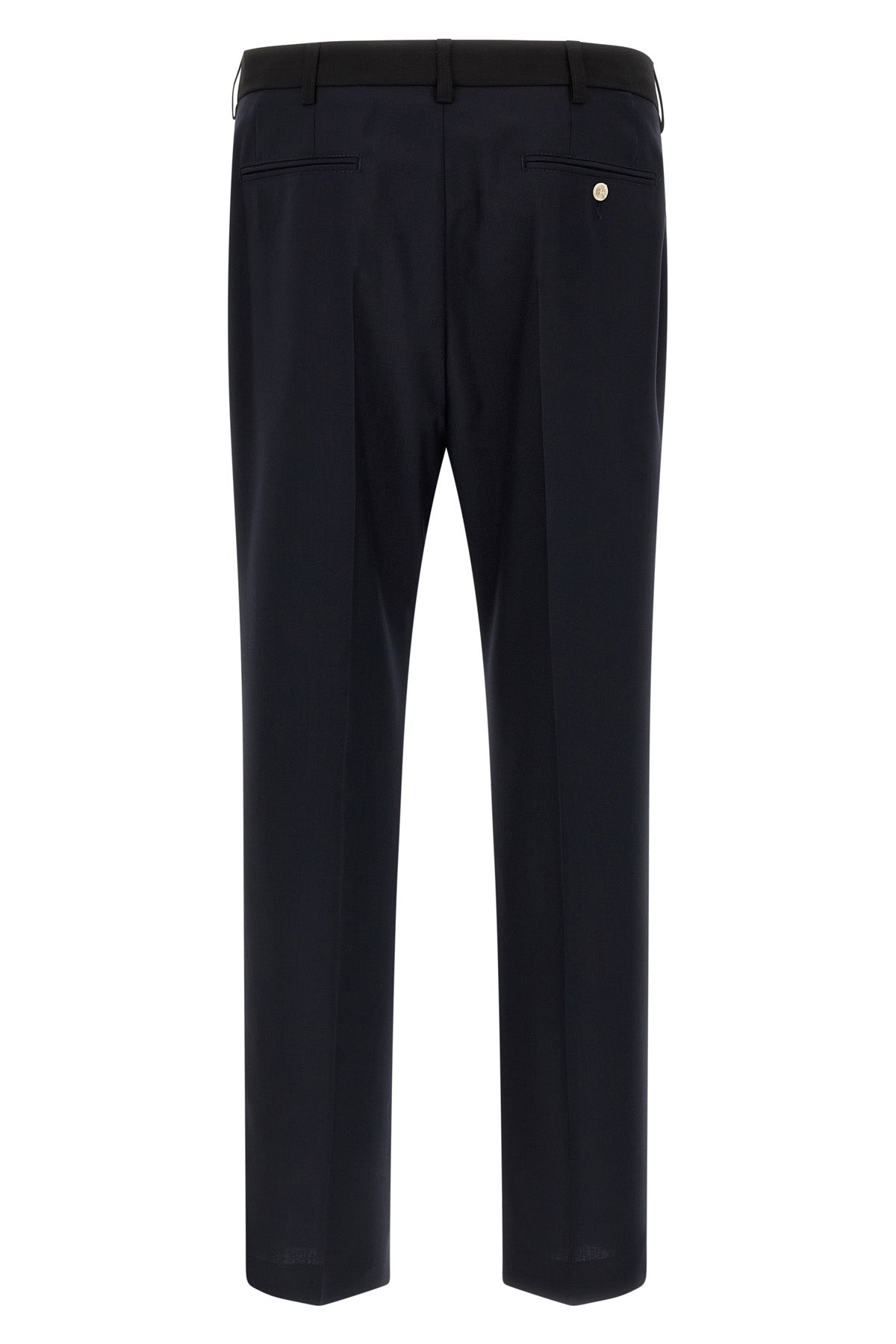 tropical two-tone wool pants