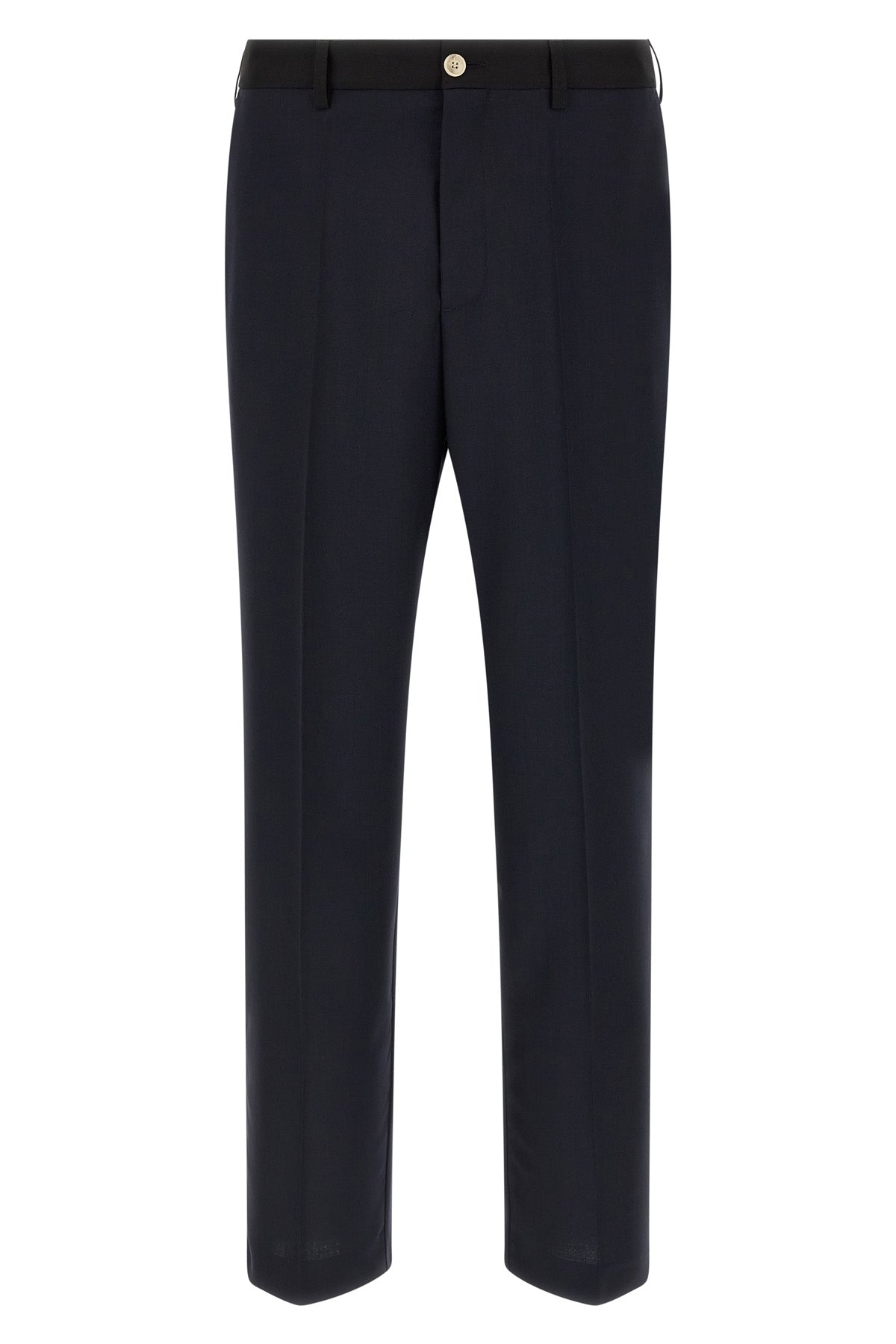 tropical two-tone wool pants
