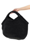 pure shopping bag in natural raffia