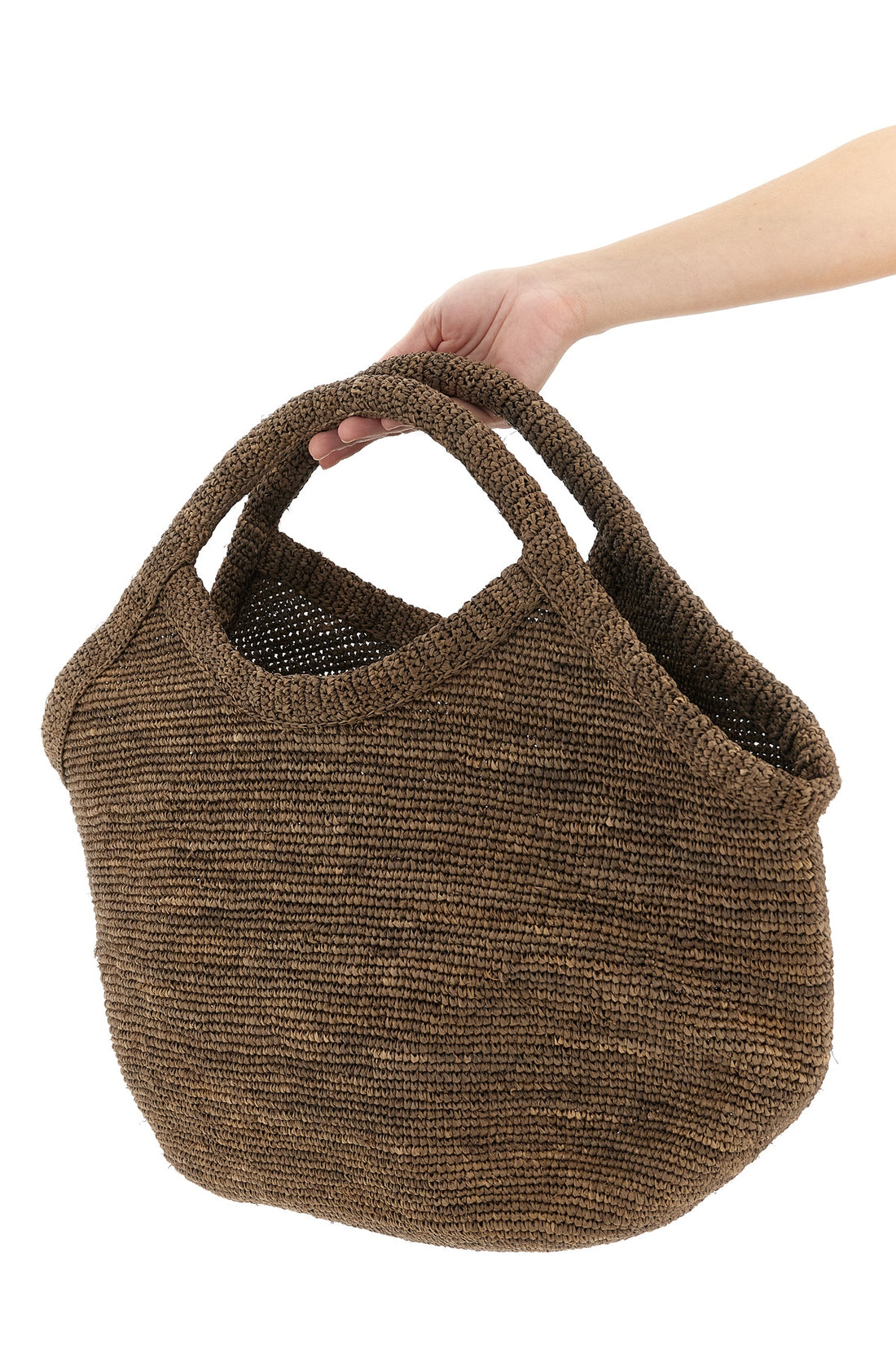 IBELIV OS pure shopping bag in natural raffia