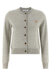 extrafine mélange wool cardigan