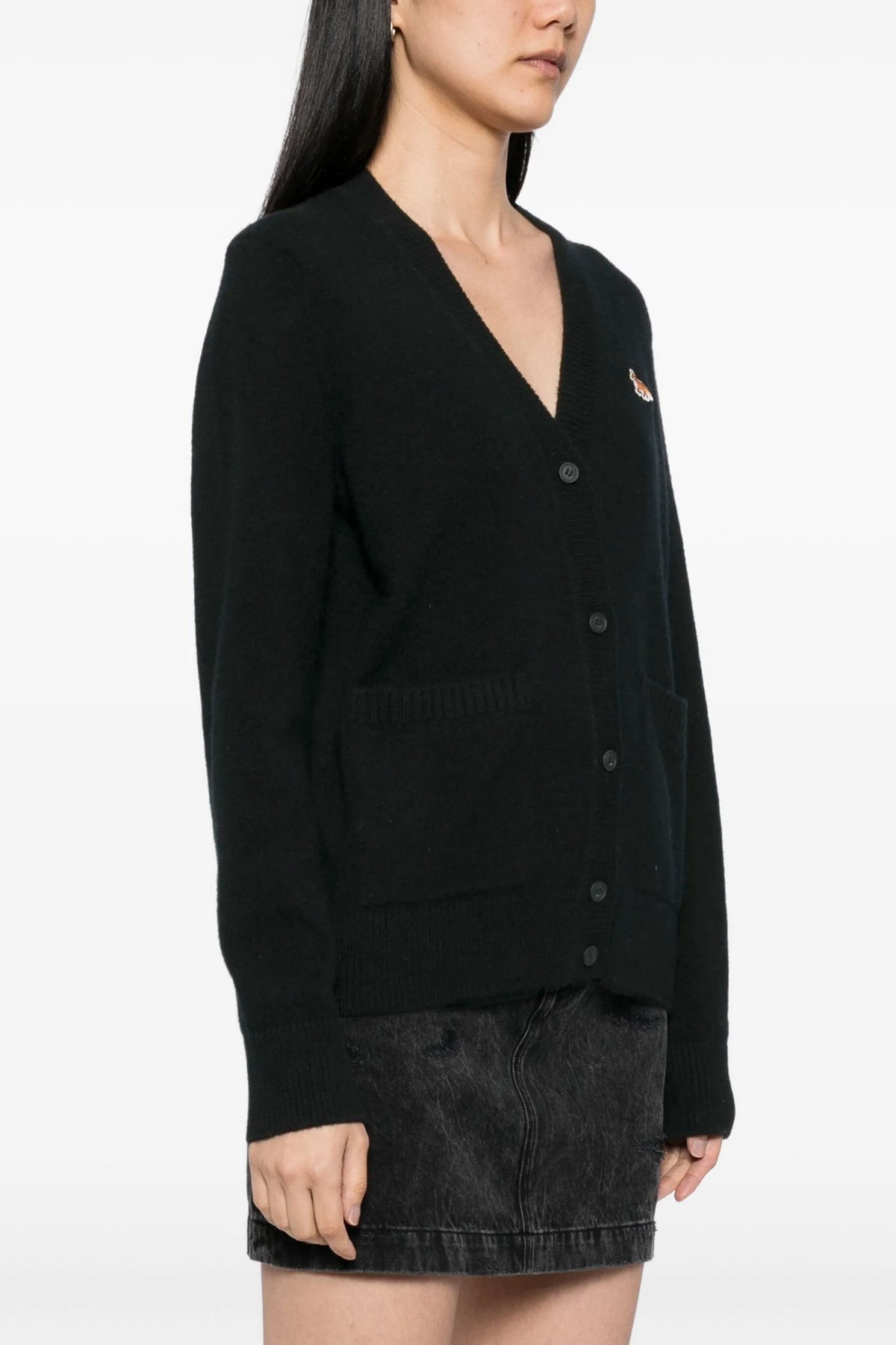 extrafine wool cardigan