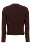the maison kitsuné cardigan in pure lamb wool defines an essential and refined a
