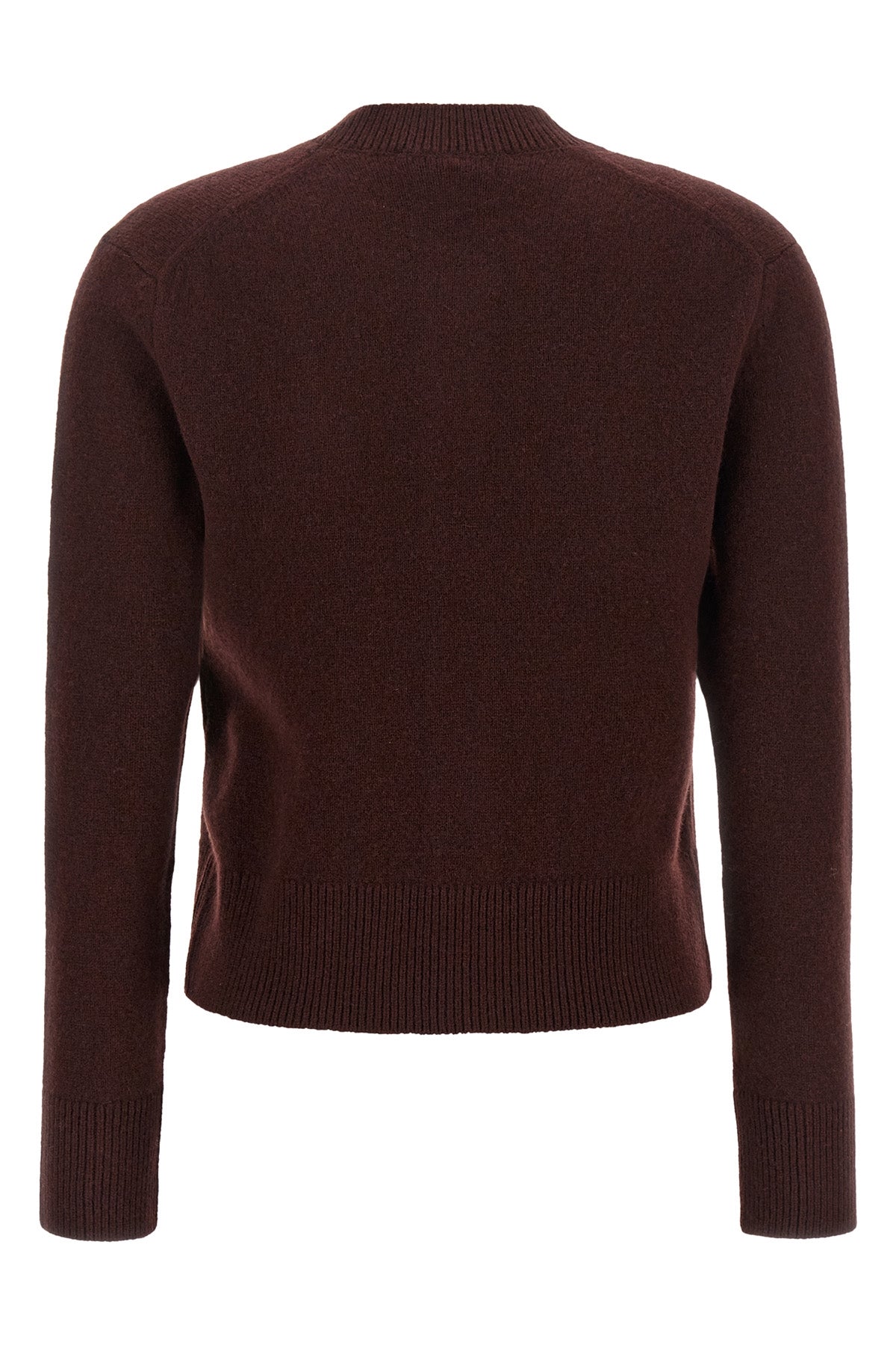 the maison kitsuné cardigan in pure lamb wool defines an essential and refined a
