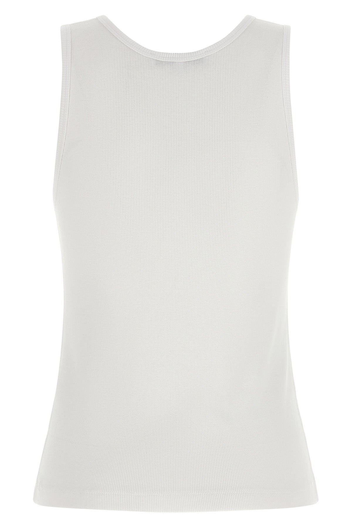 ribbed stretch cotton tank top